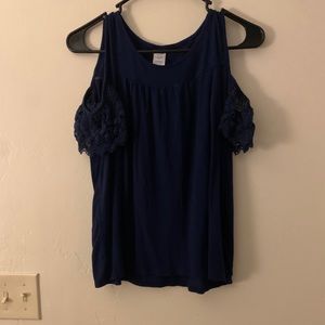 Dark blue blouse